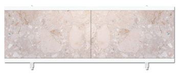 Экран под ванну "Ультра легкий" Камень коричневый 1,48м *2