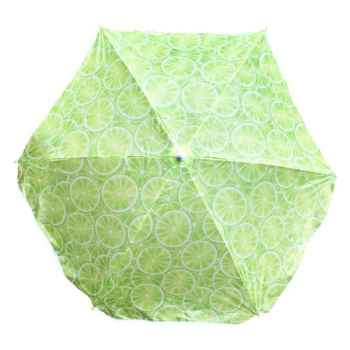 Зонт пляжный D=170см, h-190см "Лайм" ДоброСад