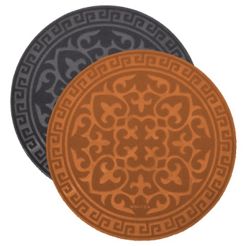 Коврик придверный COMFORT" D65см "VORTEX" круглый (арт.22388) *1/12