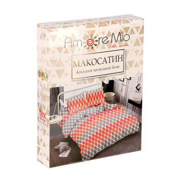 Постельное белье 2сп макосатин 21504 Pert Amore Mio, наволочки 70*70 - 2шт *1 *