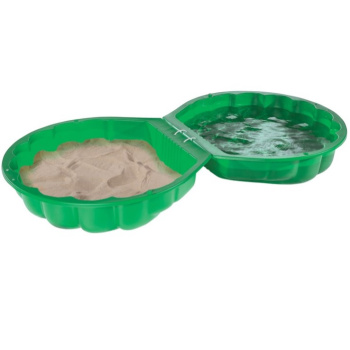 Песочница-бассейн "Ракушка" 850мм/1700мм х 800мм, глубина 200мм Зеленый (Н.Челны) *1