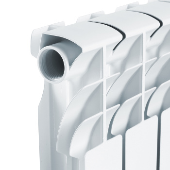 Радиатор алюминиевый 4 секции STI, 500 мм, белый Радиатор алюминиевый 4 секции STI, 500 мм, белый