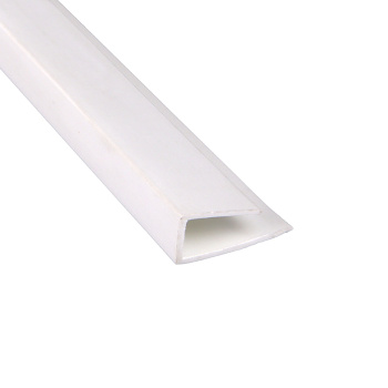 Профиль ПВХ для панелей МДФ завершающий 3мм*2,44м белый 057 112 *1/40