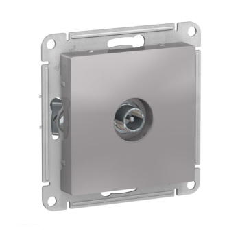 Механизм розетки "ATLAS DESIGN" TV оконечный 1DB алюм. SchE ATN000391 *1/10/60