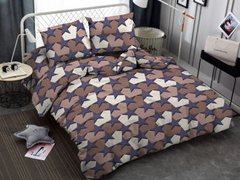 Постельное белье 2сп макосатин 26123 Star Amore Mio, наволочки 70*70 - 2шт *1