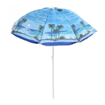 Зонт пляжный D=140см, h=180см "Сказочный остров"