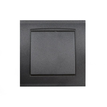 Выключатель "Бриллиант" СП 1кл. графит 10А IP20 UNIVersal 7947366-Gr *10/100