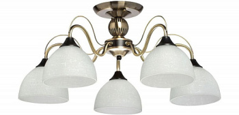 Люстра De City 318014905, E27, 5 ламп, 60 Вт, цвет античная бронза