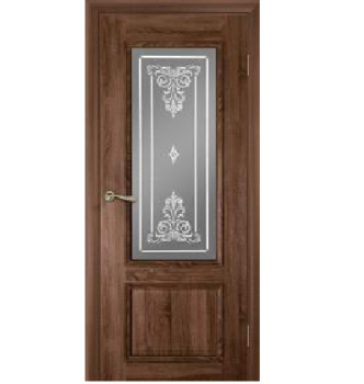 Дверное полотно остекленное Двери Гуд ДЕКА, 2000х80037 мм, дуб темный