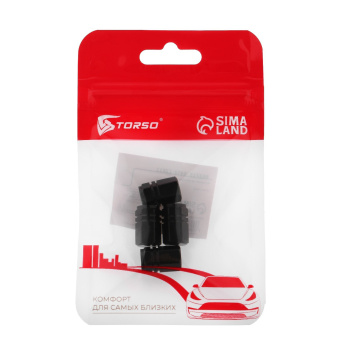 Колпачки на вентиль TORSO черные, набор 4 шт. 863715