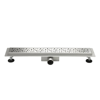 Желоб из нержавеющей стали GERHANS 800х70 мм c горизонтальным выходом K80307-80 *1