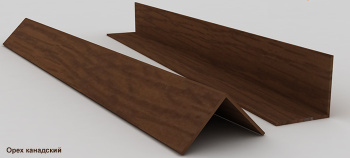 Уголок отделочный ПВХ 20*20 орех канадский ДВУХСТОРОННЯЯ ТЕКСТУРА 2,7м T.plast*25 Уголок отделочный ПВХ 20*20 орех канадский ДВУХСТОРОННЯЯ ТЕКСТУРА 2,7м T.plast*25