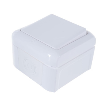 Выключатель "Quteo" ОП 1кл. белый 10А IP44 10АХ  Leg 782300  *