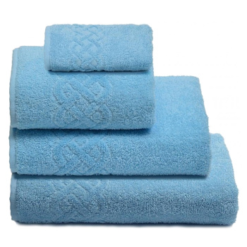 Полотенце махровое 50*90см Plait цв.131 голубой ПЛ-2601-01933 *5/25