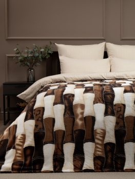 Плед 180*200см фланель Бамбук TF FN F53BR b1820 Absolute *1