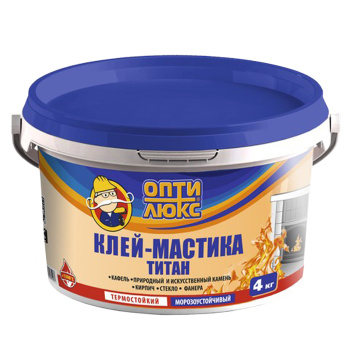 Мастика-клей Ижсинтез Optilux термостойкая, 4 кг