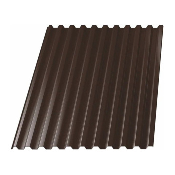 Планка ветровая 80х100х2000 мм, 0.45 мм, коричневый