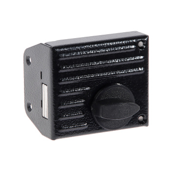 Замок накладной Зенит ЗН 1-2 черный Димитровград *1/16