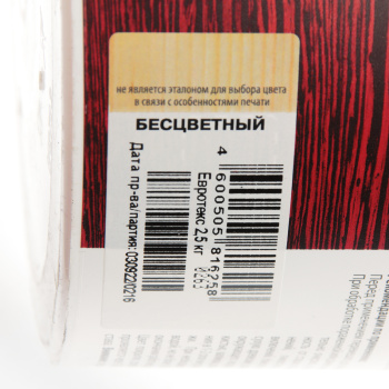 Защитно-декоративное покрытие 2.5 кг для древесины Eurotex Аквалазурь, акриловое, бесцветный Защитно-декоративное покрытие 2.5 кг для древесины Eurotex Аквалазурь, акриловое, бесцветный