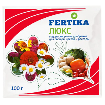 Удобрение для овощей, цветов и рассады Fertika Люкс, 100 г