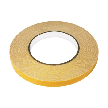 Лента клейкая двусторонняя на вспененной основе Сверхстойкая Белая 40мм х5м OP-40-R "ABRO" *1/1075