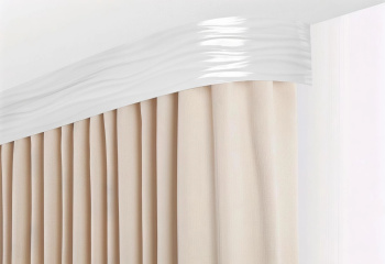 Карниз потолочный 3-рядный Белый Бриз 2,4м Легранд *1/5