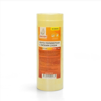 Лента клейкая канцелярская прозрачная 12мм х 33м толщ.40мкм "Офис" TSM116T "МИЛЕН" *12/300