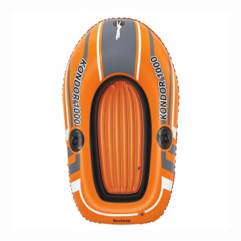 Лодка Kondor 1000, одноместная, 155 х 97 см, вёсла 124 см, до 55 кг, от 6 лет, 61078 Bestway