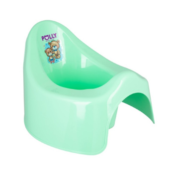 Горшок детский пластм. "Polly" (цвета: розовый, голубой) арт.16520 (Полимербыт) *1/15