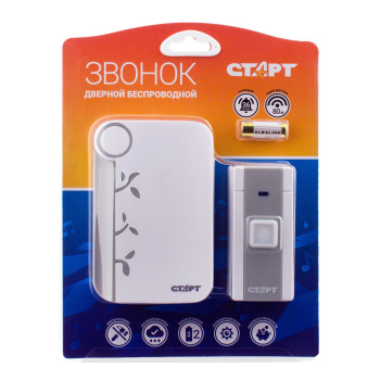 Звонок беспроводной Старт Б/З 003 (36мелодий 80м светоиндикация вызова)