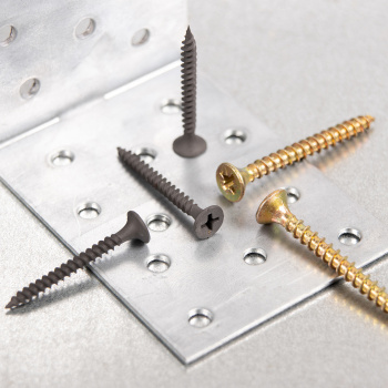 Саморез по металлу 3.5х35 мм BROZEX, частая резьба, фосфатированные