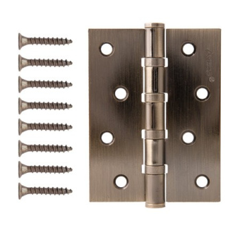 Петля универсальная 100*75*2,5мм БРОНЗА АВ (комплект 2шт.) AVERS *1/6/48