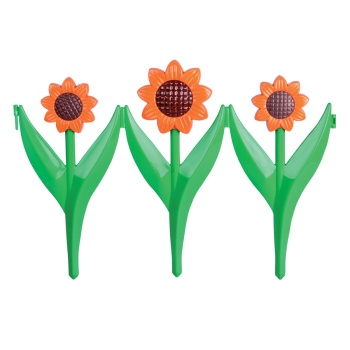 Ограждение садовое декорат. пластм. "Подсолнух" дл.2,7м: 6секций х 0,45м М534 *1/5 Ограждение садовое декорат. пластм. "Подсолнух" дл.2,7м: 6секций х 0,45м М534 *1/5