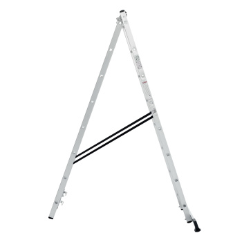Лестница многофункциональная складная алюм. 2х 8ступ.,общ.дл.3,44м,max н.150кгNV1220 1220208"НВ"*1