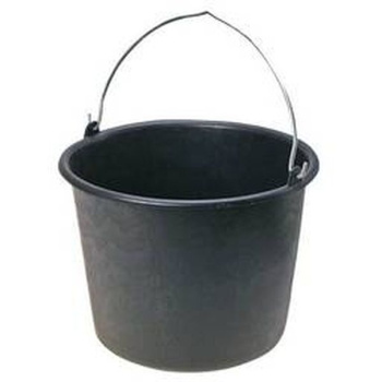 Ведро строительное 16 л, металлическая ручка, пластик