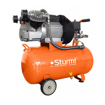 Компрессор воздушный 2300Вт 1100об/мин 350л/мин 50л 8бар масляный АС9323 STURM  *1