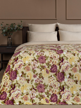 Плед 180*200см фланель Гобеленовые цветы TF FN F27 b1820 Absolute *1