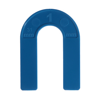 Система выравнивания плитки СВП "Подкова" 1,0мм многоразовая (пакет 100шт) (арт.444-0010)   *1/40