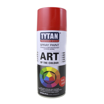 Эмаль-аэрозоль 520 мл TYTAN Professional, RAL 3020 красная