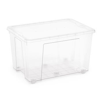 Контейнер д/хранения пластм.60л 590х420х360мм, на колесах М8618 (ЗПИ "Альтернатива") *1/3