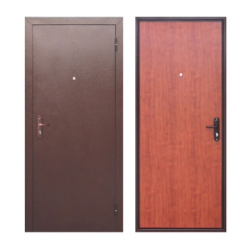 Дверь входная металлическая Ferroni Стройгост 5, 860х2050х50 мм, рустикальный дуб, правая