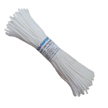 Шнур полипропиленовый d 4мм дл.20м плетеный арт.20368 ("Сибшнур") *1/50 Шнур полипропиленовый d 4мм дл.20м плетеный арт.20368 ("Сибшнур") *1/50