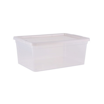 Коробка д/хранения пластм. 3,5л 259х182х106мм прозрачная арт.715 ("Полимербыт") *1/11