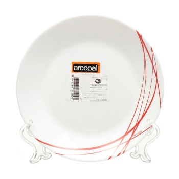 яяяP3349 Тарелка десертная 18см ДОМИТИЛЬ РЭД (6/12)