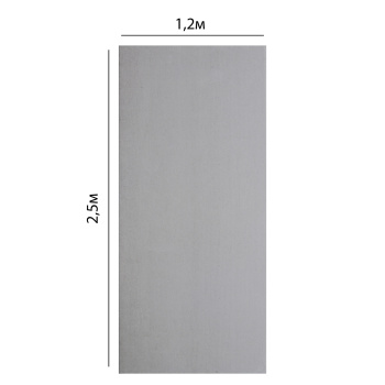 Гипсокартон 12.5х1200х2500 мм KNAUF, 3 м², полукруглая утоненная кромка, стандартный