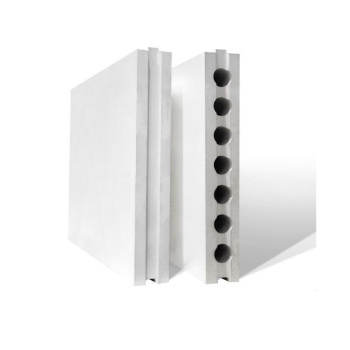 Плита гипсовая пазогребневая 667х500х80мм пустотелая Гипсополимер (1шт-0,334 м2, паллета 30шт) *30шт