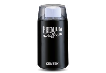 Кофемолка 250Вт Centek СТ-1360 Black, объем 45г *1/12 *