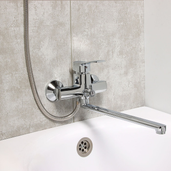 Смеситель универсальный Potato P22209, длинный излив, однорычажный