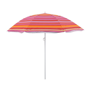 Зонт пляжный Модерн с механизмом наклона, серебр. покрытием d=180 cм, h=195 см, микс 867032