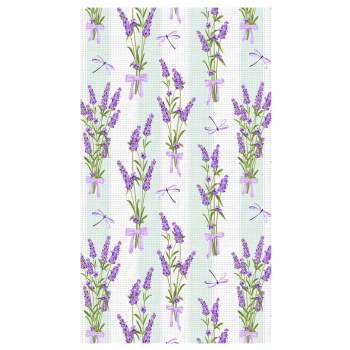 Полотенце вафельное 40*70см 8344/1 Лаванда Солнечный дом Нордтекс *10/30